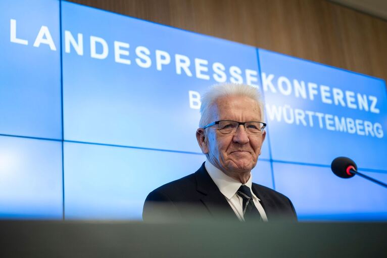 Landespressekonferenz mit Ministerpräsident Kretschmann