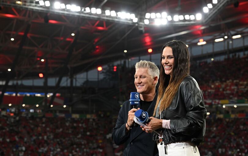 Bastian Schweinsteiger und Esther Sedlaczek