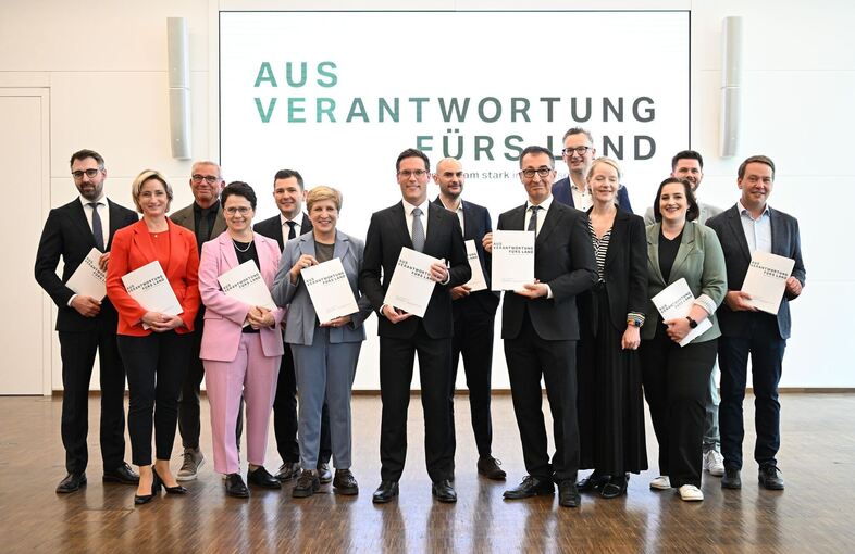 Vorstellung Koalitionsvertrag in Baden-Württemberg