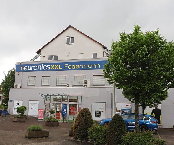 Insolvent nach Cyberattacke: der Euronics-XXL-Markt in Brackenheim.