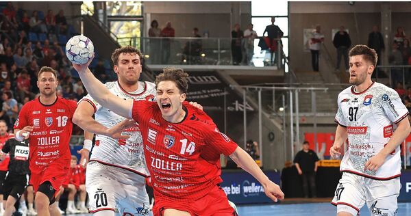Im Rückraum und am Kreis gefährlich: SG-Spieler Fynn Nicolaus.