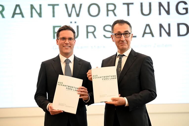 Vorstellung Koalitionsvertrag in Baden-Württemberg