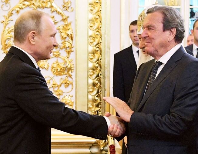 Putin und Schröder