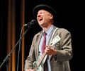 Singt, spielt und liest im Scala selbstvertonte Lieder zu Tucholsky-Texten: Robert Stadlober. Singt, spielt und liest im Scala selbstvertonte Lieder zu Tucholsky-Texten: Robert Stadlober.