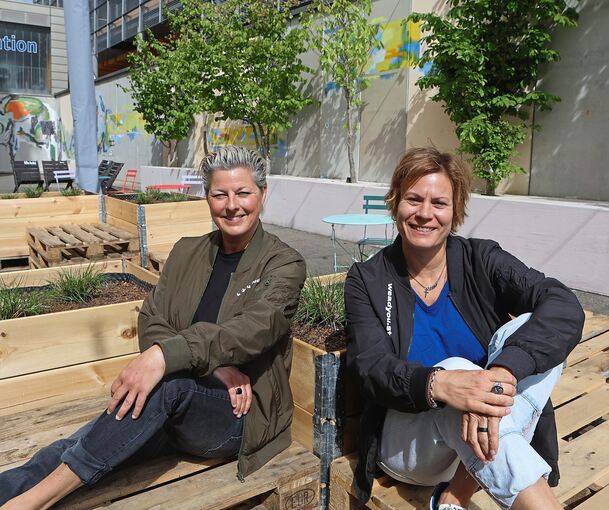 Diese zwei Frauen sind Kopf und Herz des Hi.Francky: Claudia Hoppe und Claudia Pelz.
