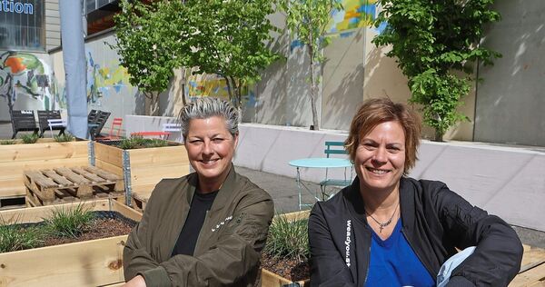 Diese zwei Frauen sind Kopf und Herz des Hi.Francky: Claudia Hoppe und Claudia Pelz.