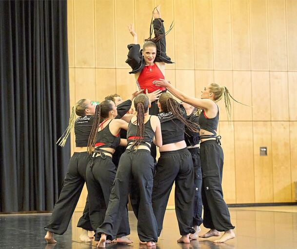 Wollen es noch ins Finale schaffen: Die Formation „Dance Works“ des 1. TC Ludwigsburg.