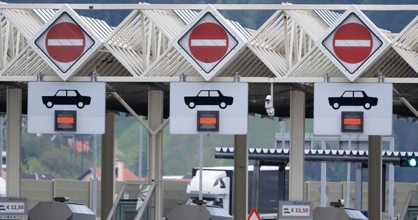 Vor der Sperrung der Brennerautobahn