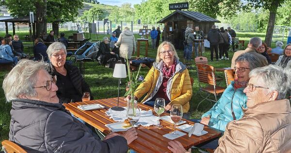 Gute Stimmung trotz des wechselhaften Wetters.