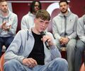 Verkündet am Freitag, dass er den Riesen erhalten bleibt: Youngster Julis Baumer.