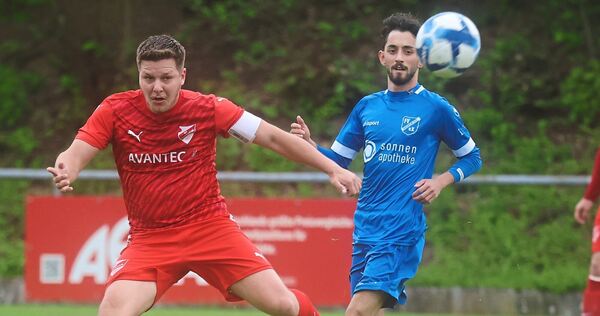 Der FV Kirchheim (in Blau) verlor am Wochenende gegen den SV Horrheim.