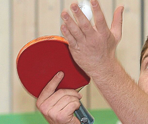 Das ganze Wochenende wurde in der Schönberghalle Tischtennis gespielt.