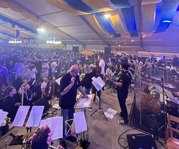 An vier Tagen war im Festzelt in Freiberg gute Stimmung angesagt.