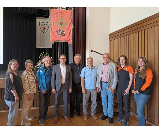 Das neue Präsidium des Turngau Neckar-Enz. Das neue Präsidium des Turngau Neckar-Enz.