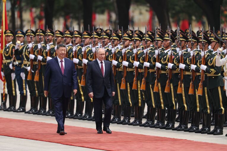 Russlands Präsident Putin in Peking Russlands Präsident Putin in Peking