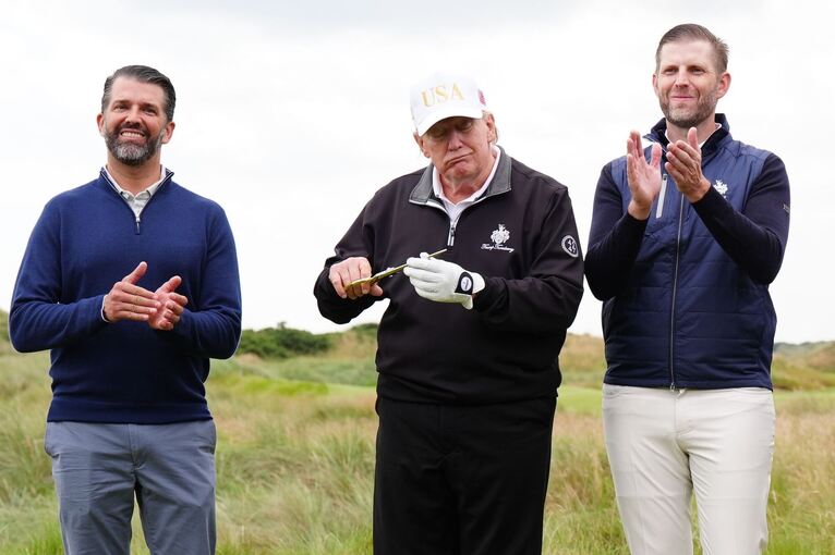 US-Präsident Trump in Schottland US-Präsident Trump in Schottland