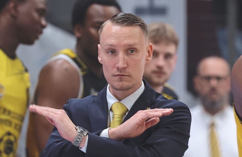 Schluss in Ludwigsburg als Riesen-Coach: Miiko Riipinen. Foto: Baumann Schluss in Ludwigsburg als Riesen-Coach: Miiko Riipinen.