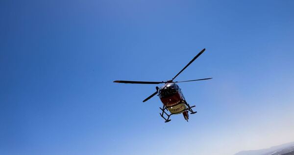 Ein Rettungshubschrauber - Symbolbild