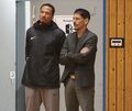 Basteln an der Zukunft der MHP-Riesen: Sportlicher Leiter David McCray (links) und Clubchef Alexander Reil. Archivfoto: Baumann Basteln an der Zukunft der MHP-Riesen: Sportlicher Leiter David McCray (links) und Clubchef Alexander Reil.