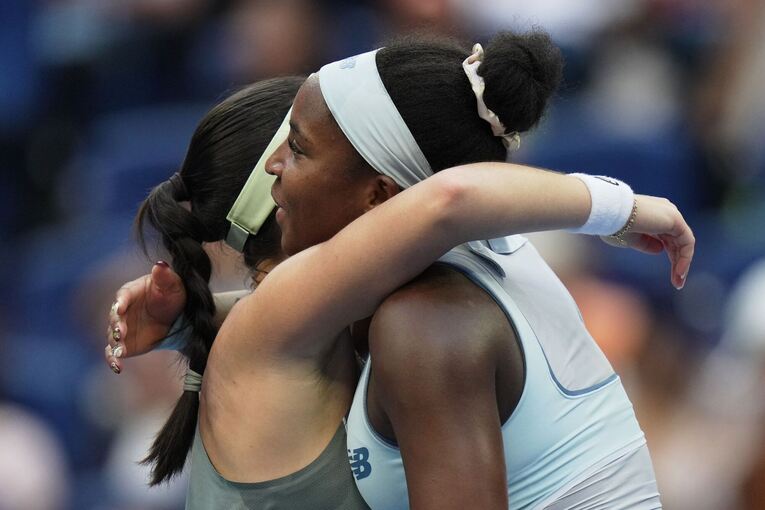 Coco Gauff (r) und Eva Lys Coco Gauff (r) und Eva Lys