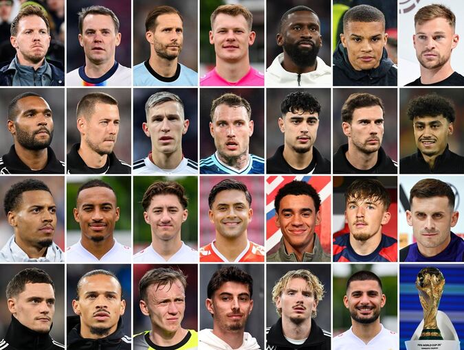 DFB-Kader für die WM in Kanada, Mexiko und USA DFB-Kader für die WM in Kanada, Mexiko und USA