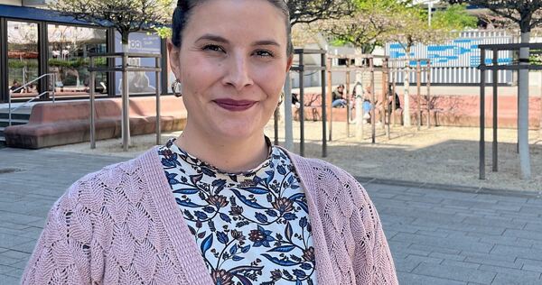 Susanne Maier auf dem Campus der Ludwigsburger Verwaltungshochschule. Susanne Maier auf dem Campus der Ludwigsburger Verwaltungshochschule.
