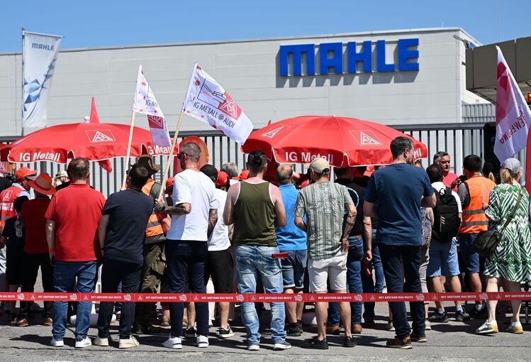 Streik beim Autozulieferer Mahle Streik beim Autozulieferer Mahle