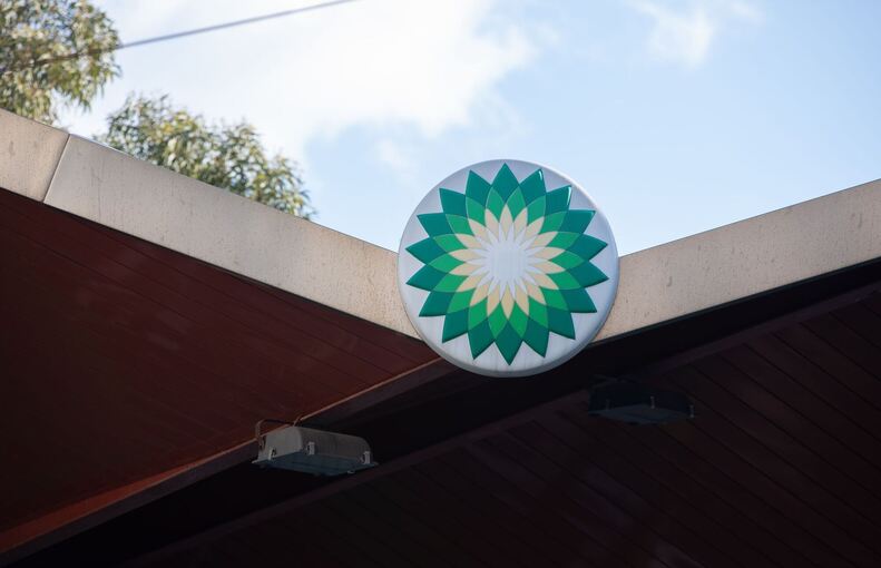 Logo des britischen Ölkonzerns BP Logo des britischen Ölkonzerns BP