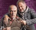 Präsentieren Charles Dickens‘ Klassiker „Die Weihnachtsgeschichte“ als „musikalisches Bühnenmärchen“: die TV- und Schauspielgröß Präsentieren Charles Dickens‘ Klassiker „Die Weihnachtsgeschichte“ als „musikalisches Bühnenmärchen“: die TV- und Schauspielgrößen Samuel Finzi (rechts) und Herbert Knaup.