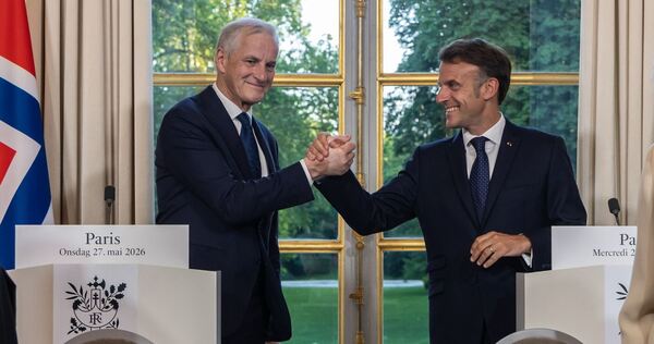 Norwegens Ministerpräsident Støre in Paris
