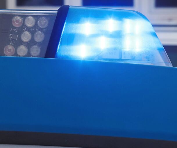 Polizeieinsatz wegen eines Unfalls. Polizeieinsatz wegen eines Unfalls.