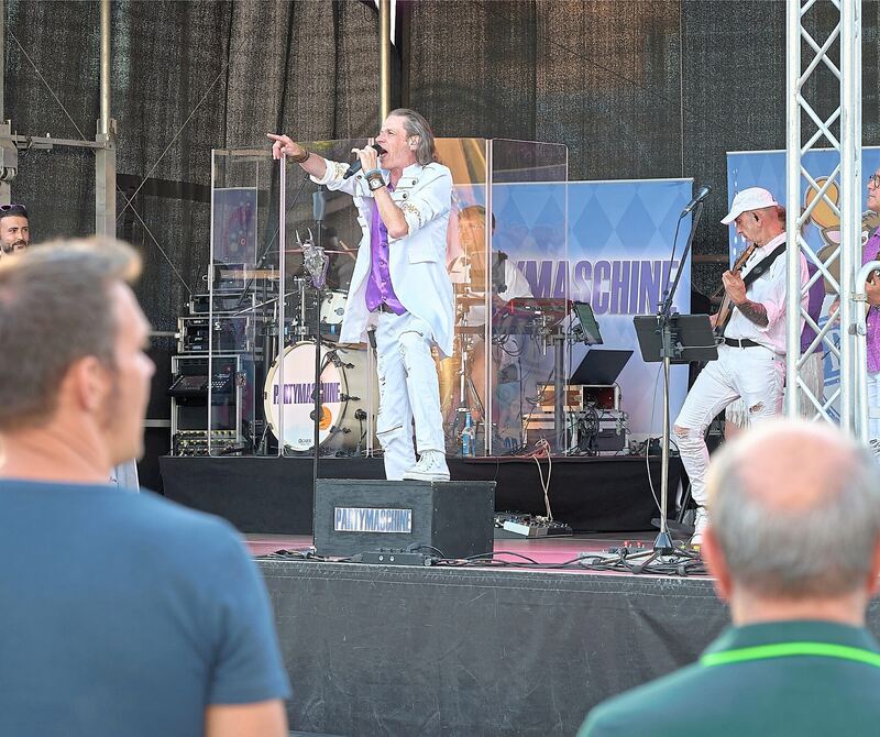 Die „Party Machines“ bringen gute Laune nach Ludwigsburg. Die „Party Machines“ bringen gute Laune nach Ludwigsburg.