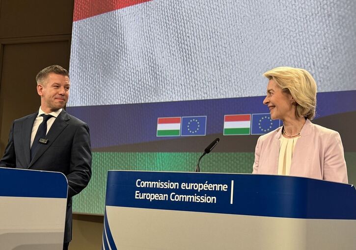Péter Magyar zu Besuch in Brüssel