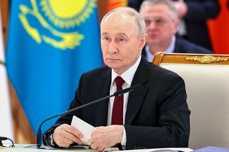 Russlands Präsident Putin in Kasachstan Russlands Präsident Putin in Kasachstan