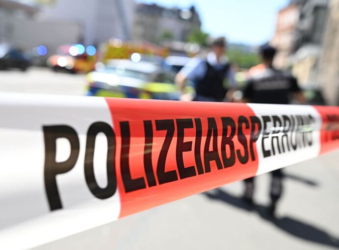Polizeiabsperrung Polizeiabsperrung