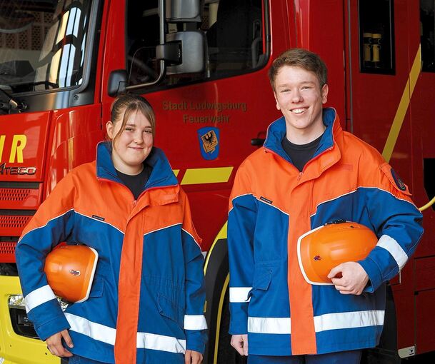 Annika und Leon sind zwei von fast 160 Kindern und Jugendlichen bei der Ludwigsburger Feuerwehr. Ein Leben ohne dieses Hobby können sie sich kaum noch vorstellen.