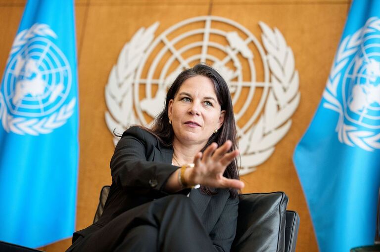 Annalena Baerbock bei der UN Annalena Baerbock bei der UN