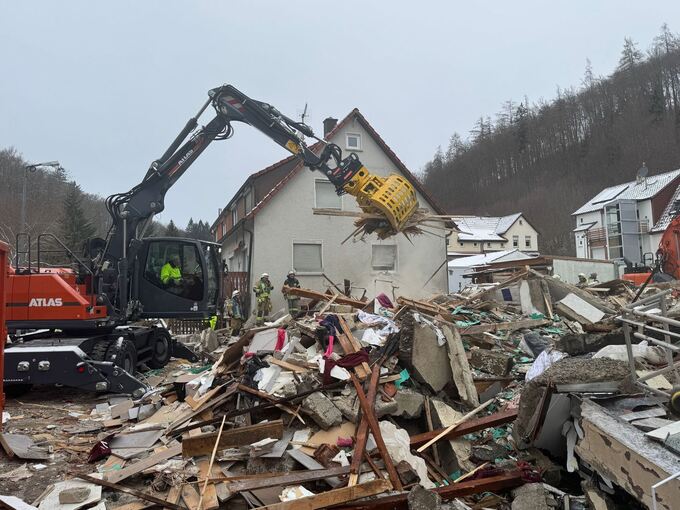 Explosion in Wohnhaus