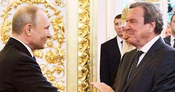 Putin und Schröder