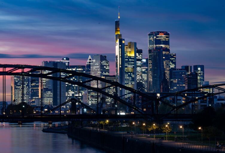 Skyline in Frankfurt Skyline in Frankfurt