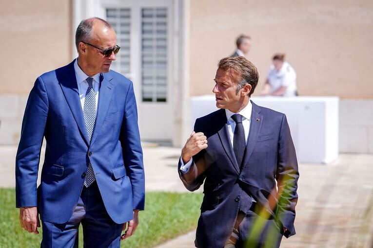 Friedrich Merz und Emmanuel Macron Friedrich Merz und Emmanuel Macron