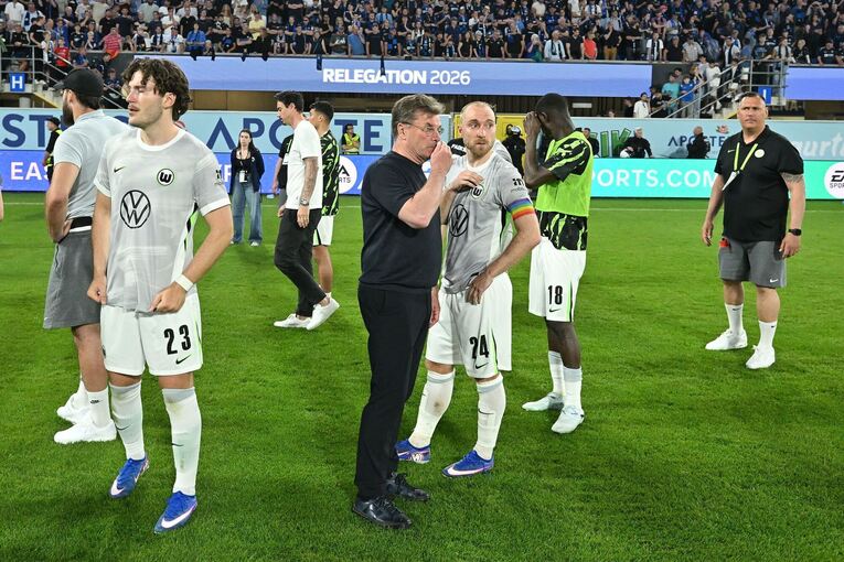 Dieter Hecking und Christian Eriksen Dieter Hecking und Christian Eriksen
