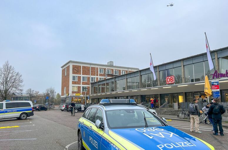 Arbeitsunfall am Bahnhof Bruchsal
