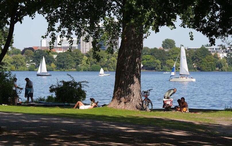 Sommerwetter in Hamburg Sommerwetter in Hamburg