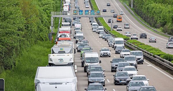 Gewohntes Bild: Stau auf der A81 im Kreis Ludwigsburg.