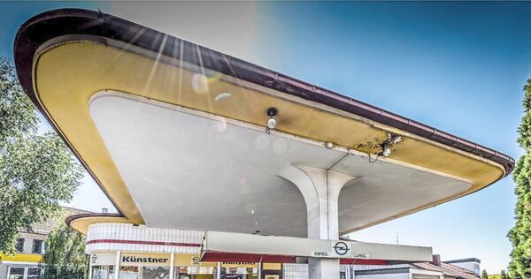 Die Tankstelle aus dem Jahr 1954 soll ein Anziehungspunkt in Asperg werden.