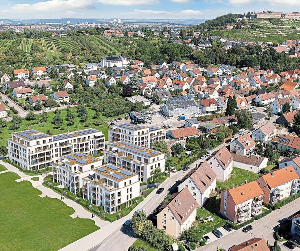 So soll der erste Bauabschnitt zwischen Markgröninger- und Gartenstraße aussehen.