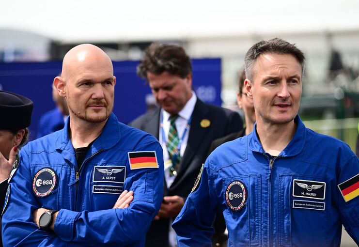 Astronauten Gerst und Maurer