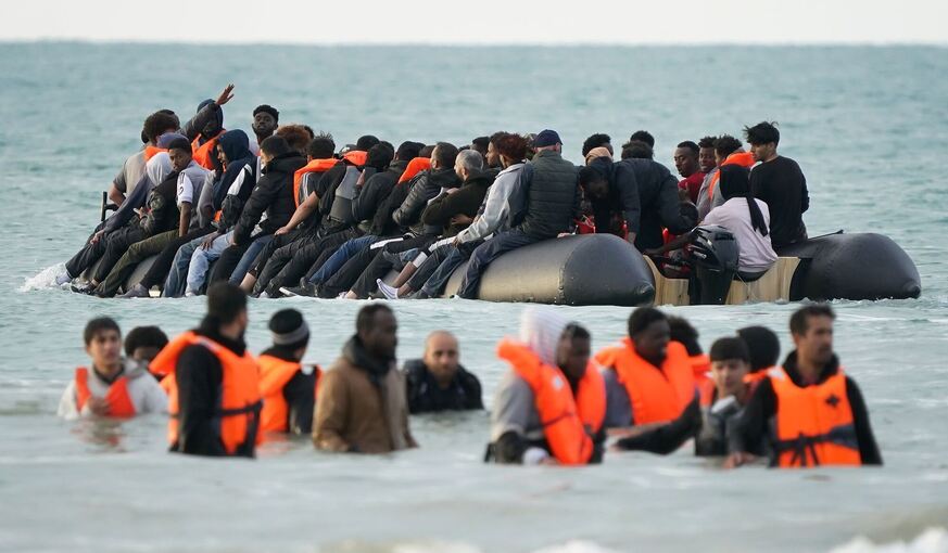 Flüchtlingsboote Flüchtlingsboote