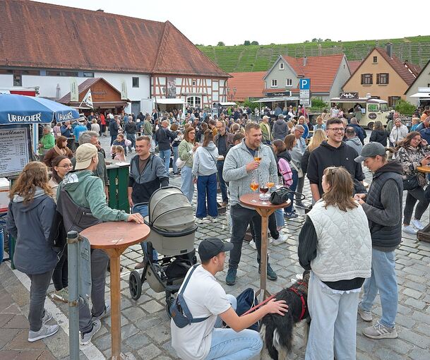 Trotz des kühlen Wetters: Der Feierabendmarkt ist gut gefüllt.
